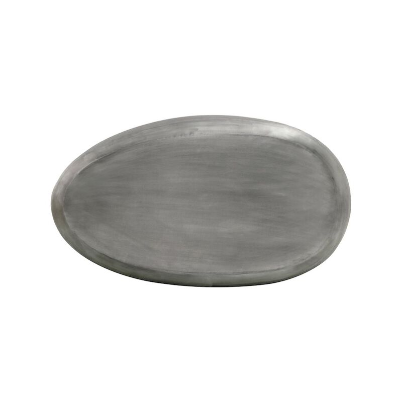 Meridian Furniture Capsule Silver Aluminum Coffee Table