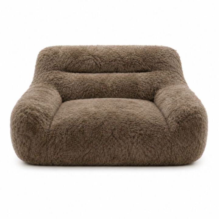 GOODSILO Oversized Modern Compressed Sofa with Plush Soft Upholstery Ideal for Living Rooms, Apartments and Cozy Small Space Seating Areas