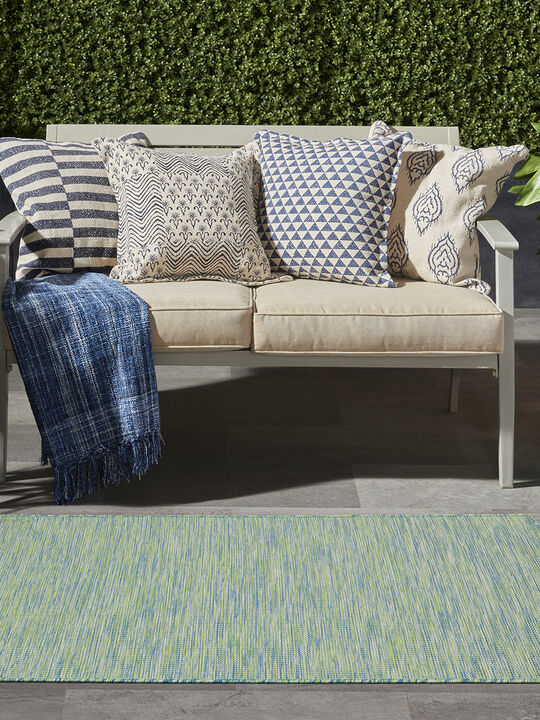 Positano POS01 Blue/Green 3' x 5' Rug