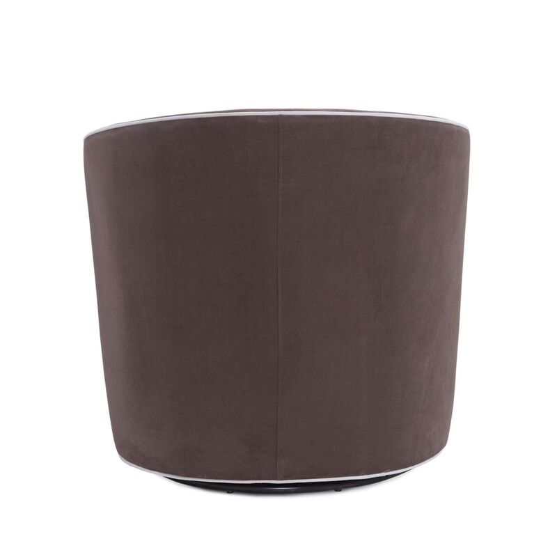 Comfort Pointe Keely Maple Brown Swivel Chair image number 3