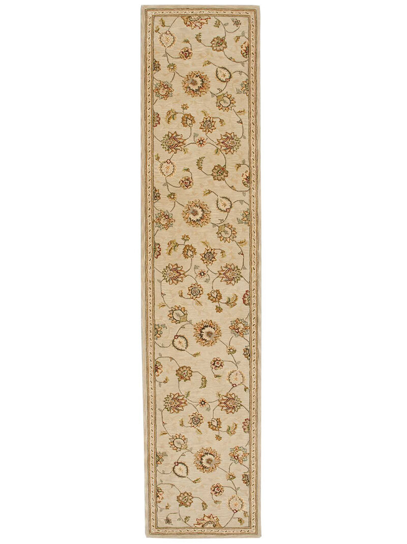 Nourison 2000 2360 Beige 2'6" x 12' Rug