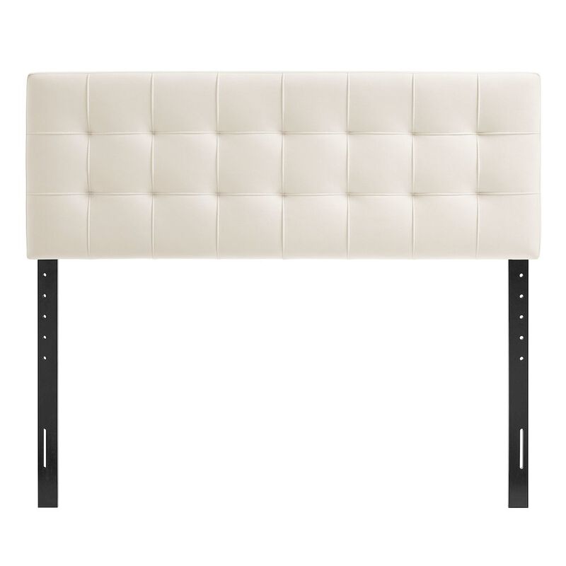 Lily Stain-Resistant Performance Velvet Queen Size Headboard image number 3