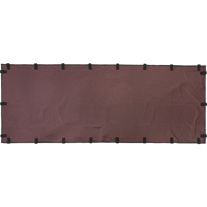 TRIXIE Dog Kennel Sunshade, All Weather Side Panel, Fits Kennel, Burgundy image number 0