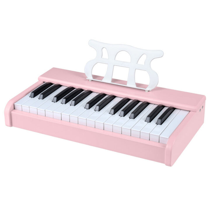30 Keys Kids Digital Piano Keyboard with Music Stand for Beginner Children Age 3 Plus