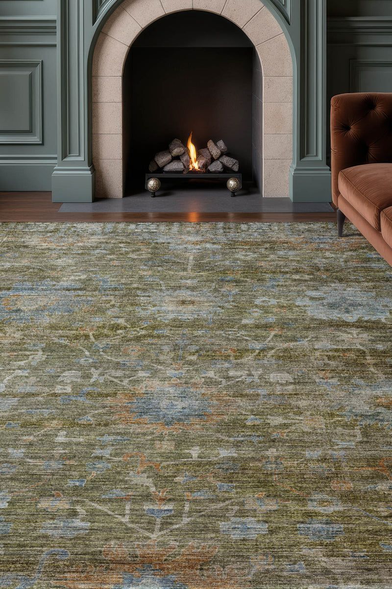 Aristo AR2 Olive 9' x 12' Rug image number 1
