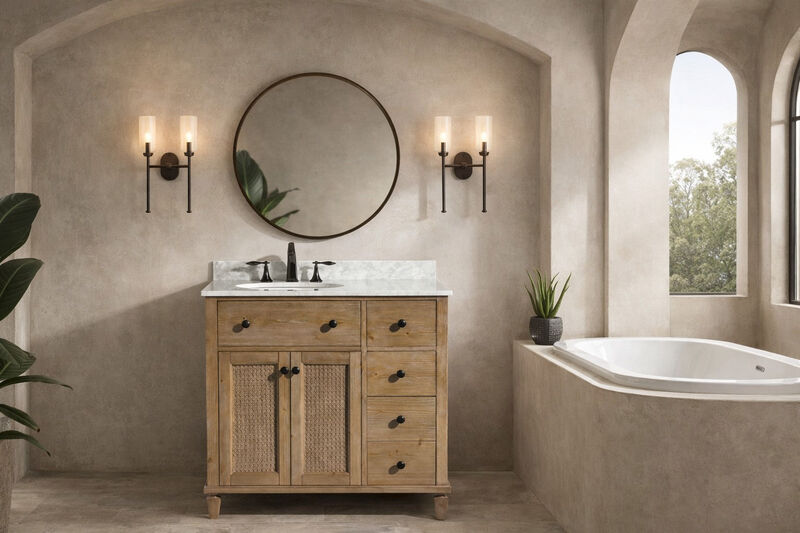 Annie 36" Bathroom Vanity Weathered Fir image number 2