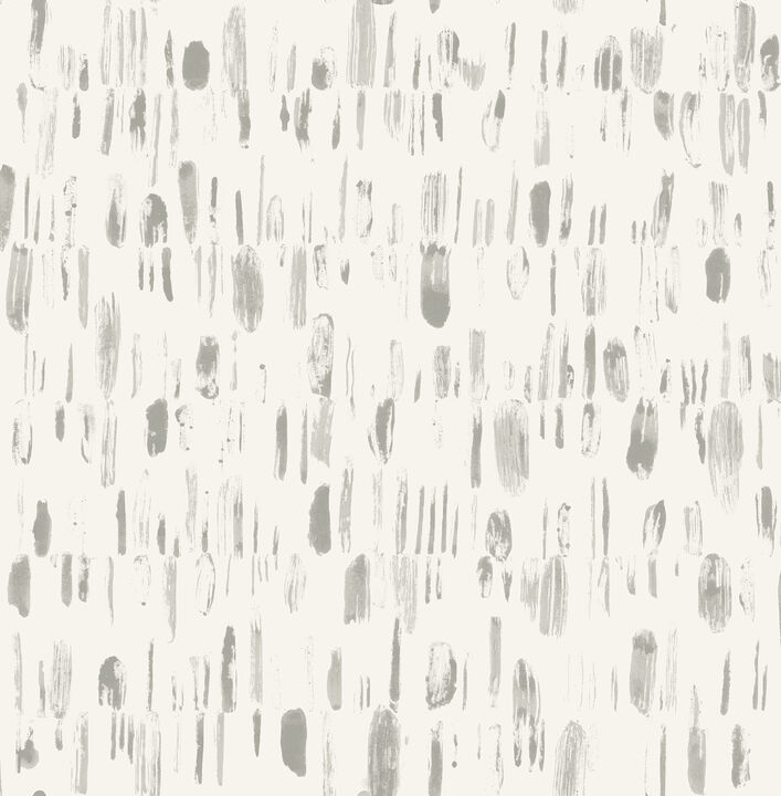 Dwell Grey Brushstrokes Wallpaper