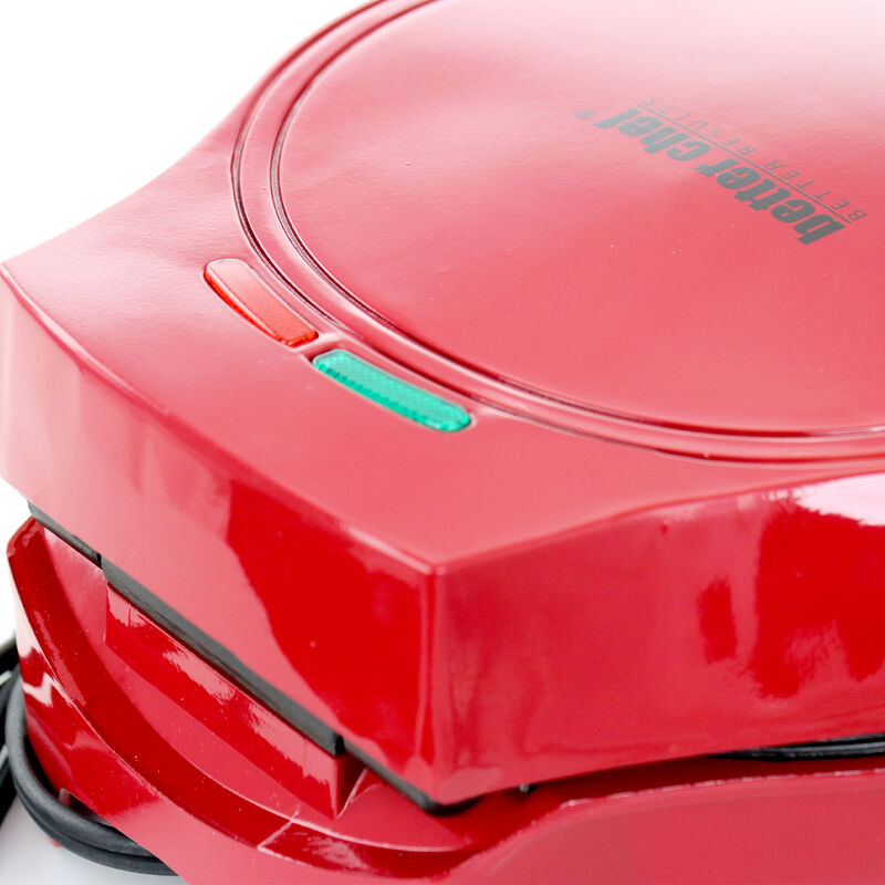 Better Chef Electric Double Omelet Maker - Red