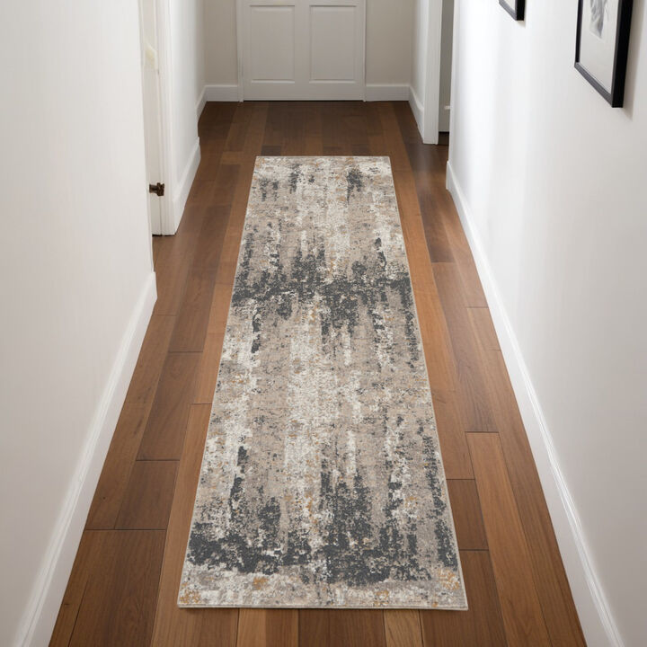 HomeRoots Abstract Runner Rug