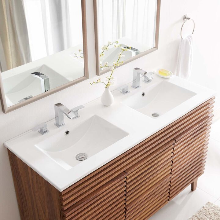 Modway Cayman 48 Double Basin Bathroom Sink