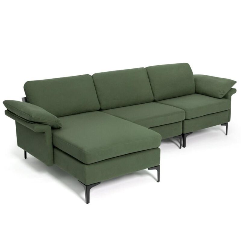 Hivvago Extra Large L-shaped Sectional Sofa with Reversible Chaise