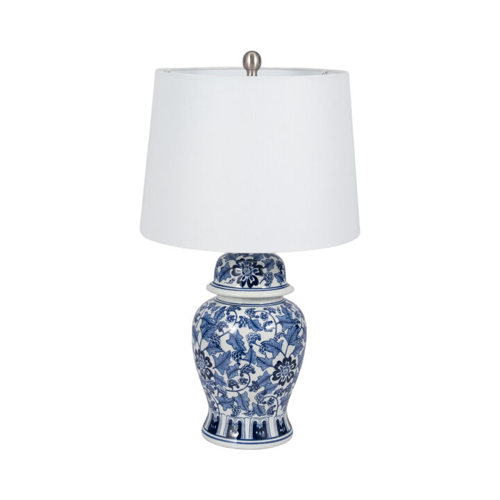 Ceramic Temple Jar Table Lamp