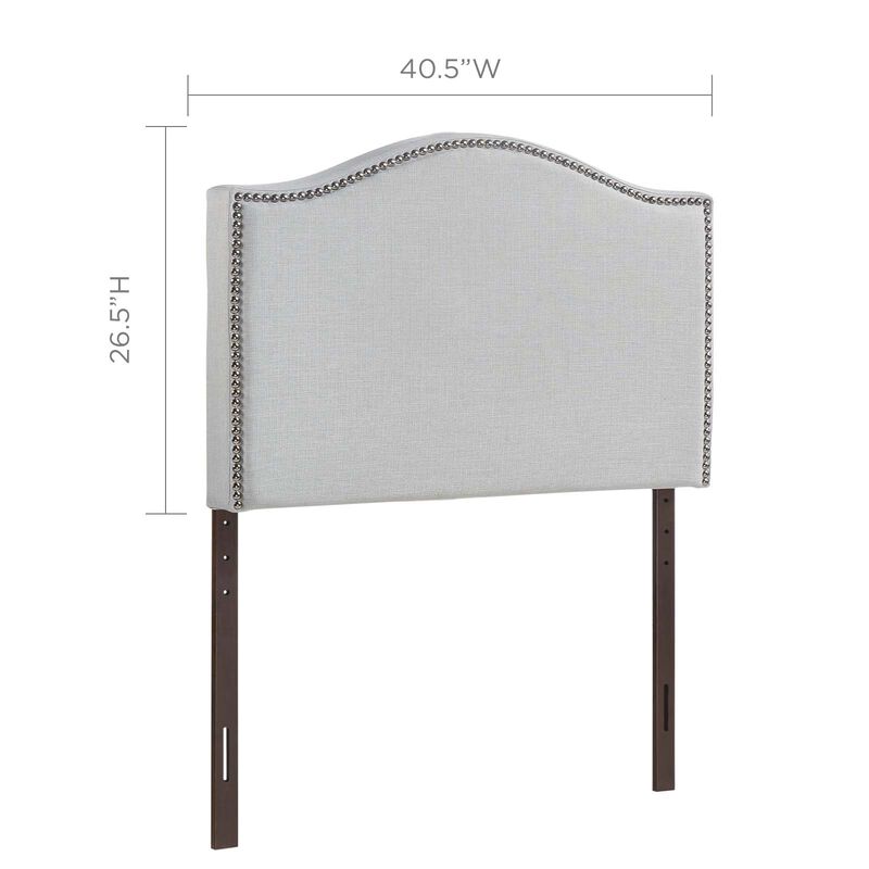 Modway - Curl Twin Nailhead Upholstered Headboard image number 3