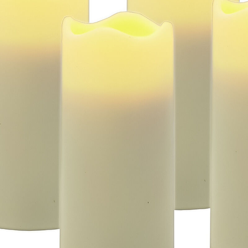 HomeRoots Set of Four Ivory Flameless Votive Candle image number 2
