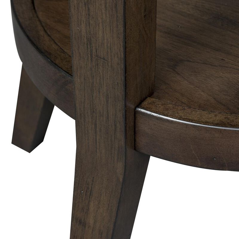 Liberty Furniture Ventura Blvd Round End Table in Bronze Spice image number 6