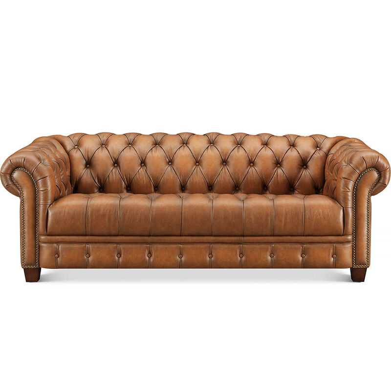 York Top Grain Leather Sofa