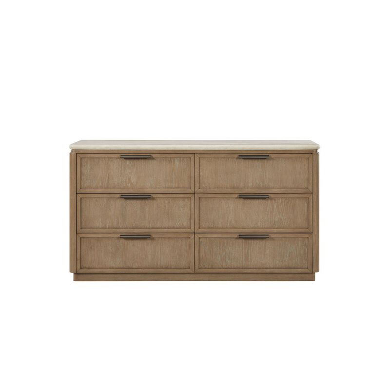 Transitional Elements Dresser - Oak Veneer Drawer Fronts - Toffee image number 2