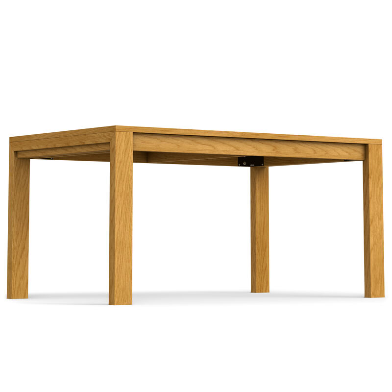 Wilson 60 inch x 36 inch Rectangle Transitional Dining Table in Oak Veneer