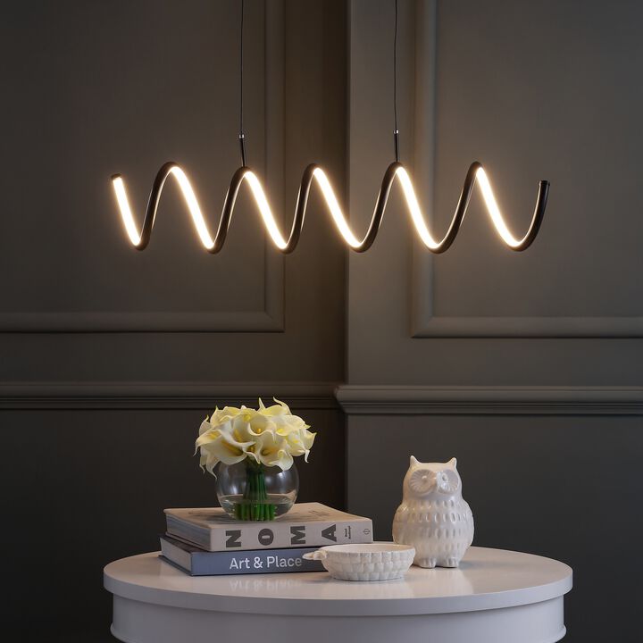 Ali Dimmable Adjustable Integrated LED Metal Linear Pendant