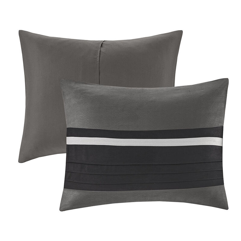 Gracie Mills Bryony 7-Piece Microsuede Comforter Set