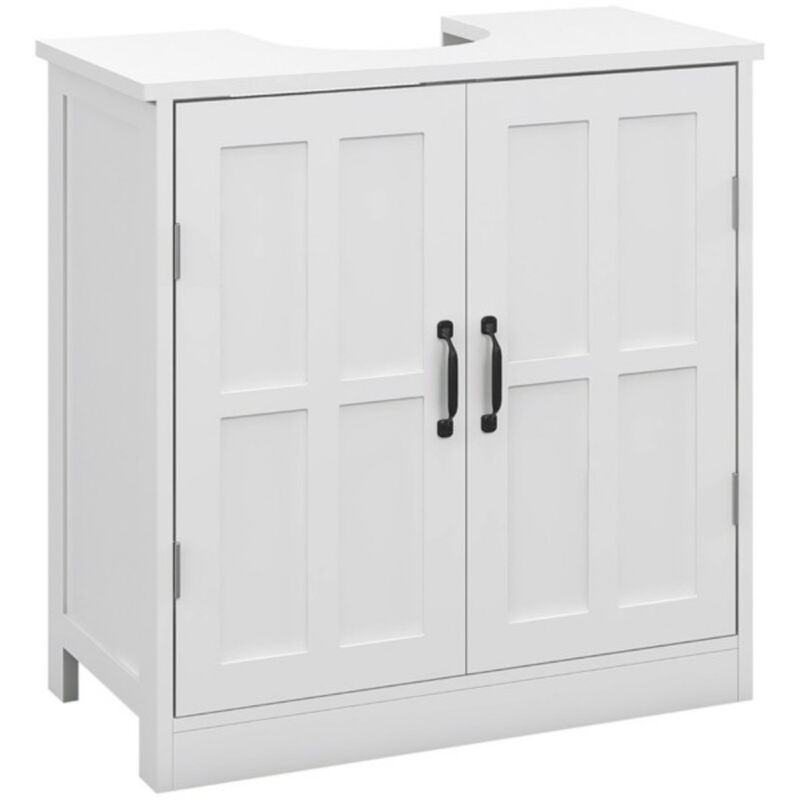 Space-Saving Bathroom Sink Cabinet with Drawers and Doors