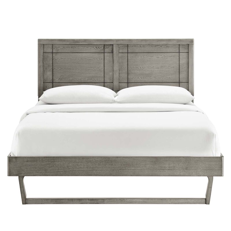 Modway - Marlee King Wood Platform Bed with Angular Frame image number 4