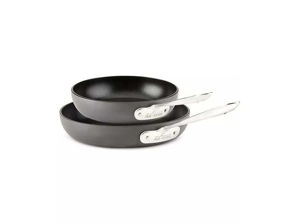 All-Clad HA1 Hard Anodized 8" & 10" 2PC Fry Pan Set