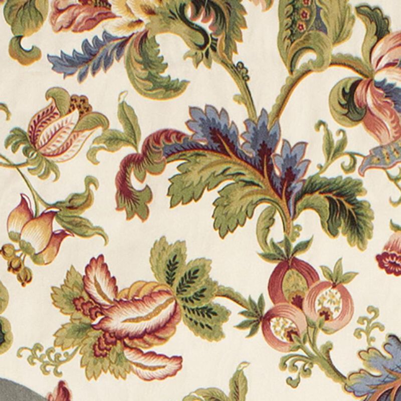 Noblesse Cornice 3" Rod Pocket Valance 50" x 17" Multicolor by RLF Home