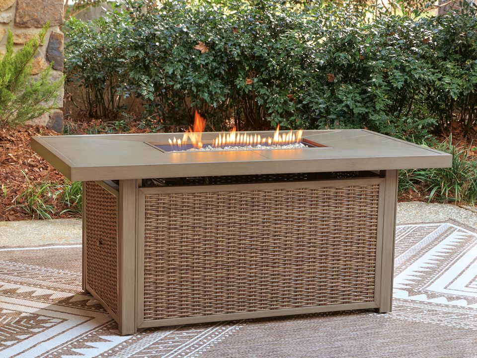 Revare Beach Outdoor Fire Pit Table