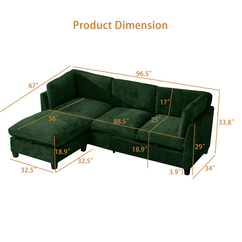 Sosgix Chenille Sectional image number 3