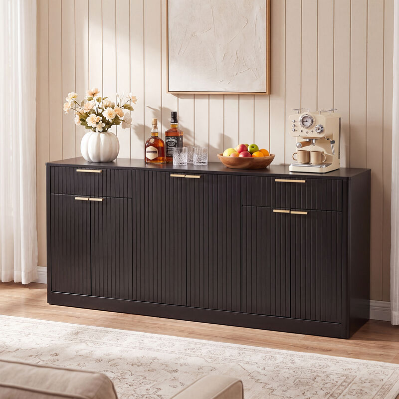 Dakwu 67" Fluted Sideboard image number 1
