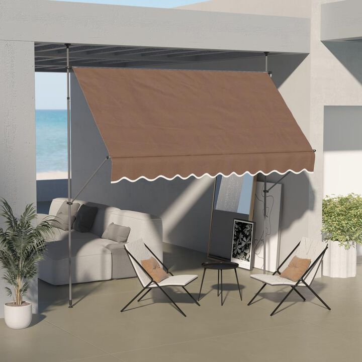 Hivvago Space-Saving Outdoor Awning for Window or Door