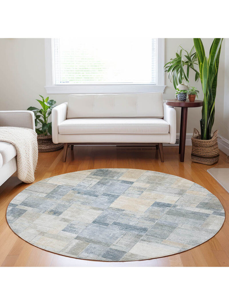Ravenna RN4 Denim 8' Round Rug