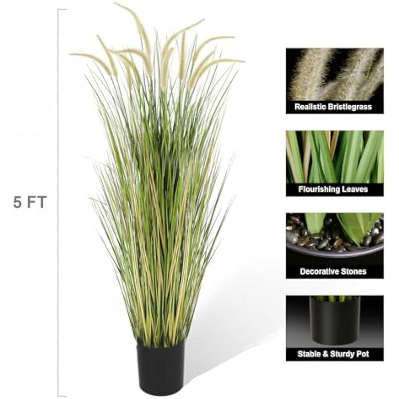16 Piece Artificial Palm Stems Home Decor Leaves Large Fronds image number 3