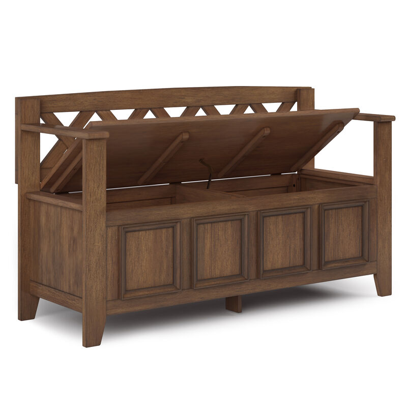 Simpli Home Amherst Entryway Storage Bench image number 3