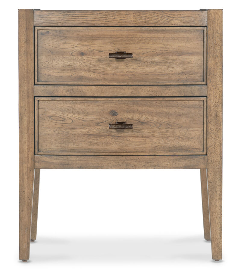 Vineyard Row Two Drawer Nightstand