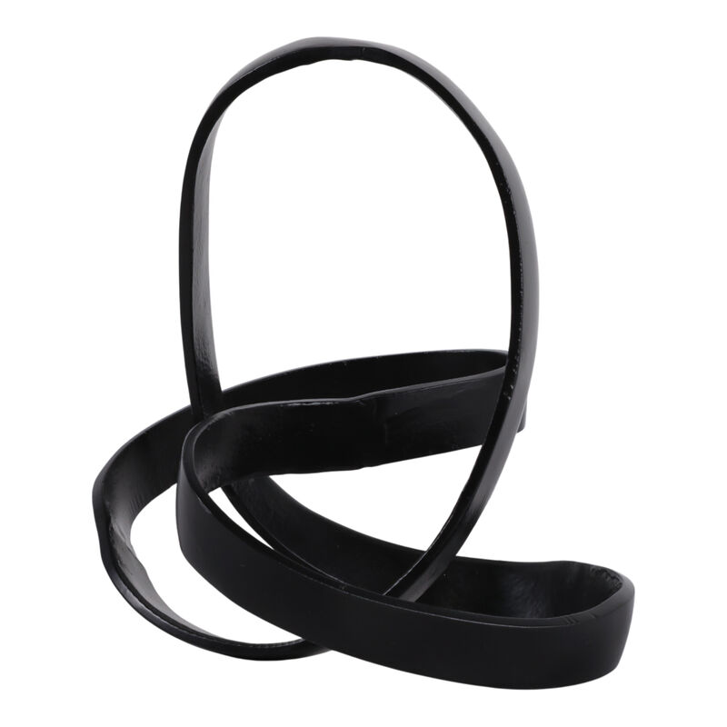 Ec 11.5" Large Metal Knot, Black image number 3