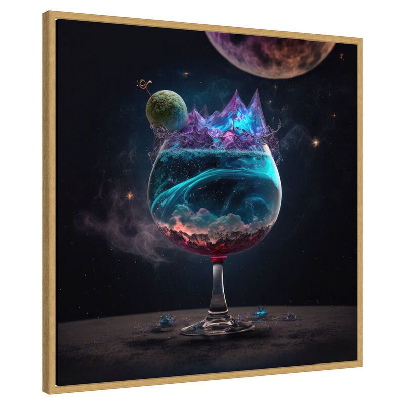 Planetary Cocktail by Jake Fouracre Framed Canvas Wall Art image number 2