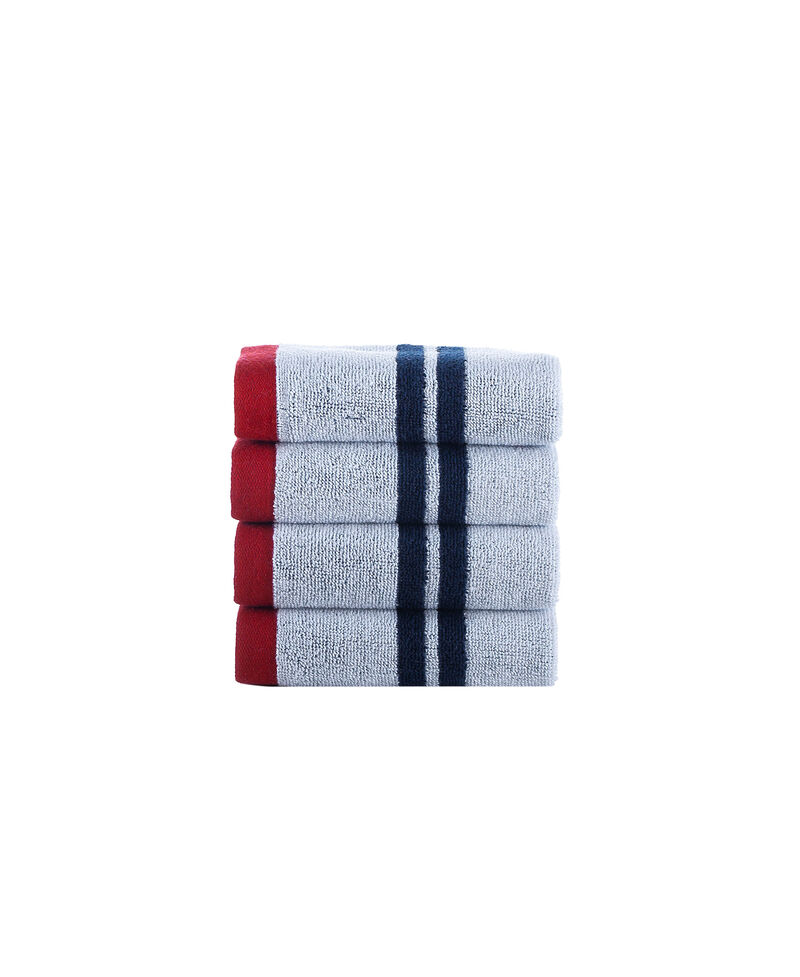 Brooks Brothers Nautical Blanket Stripe 4 pcs Wash Towels