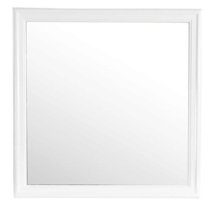 38 in. x 38 in. Classic Square Framed Dresser Mirror