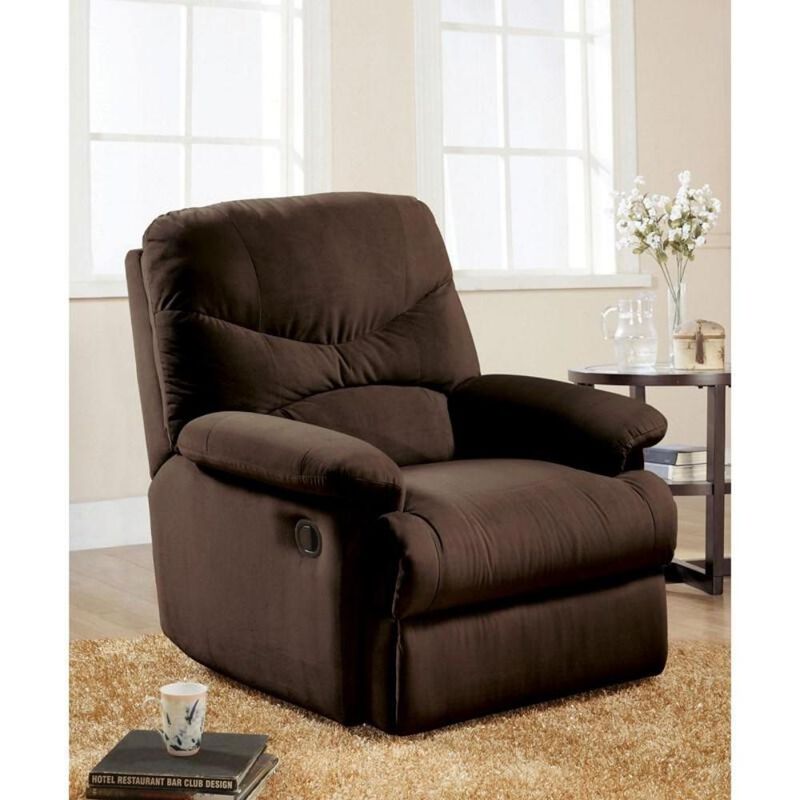 Comfortable Microfiber Recliner Armchair for Lounge or Bedroom Seating