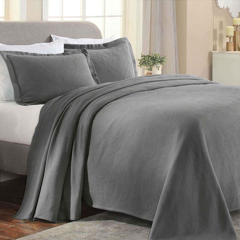 Lightweight Cotton Bedspread Set with Matching Shams image number 1