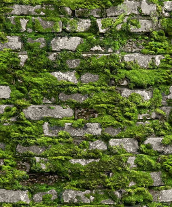 The Bricks And More Stone optic Green Wallpaper 45731