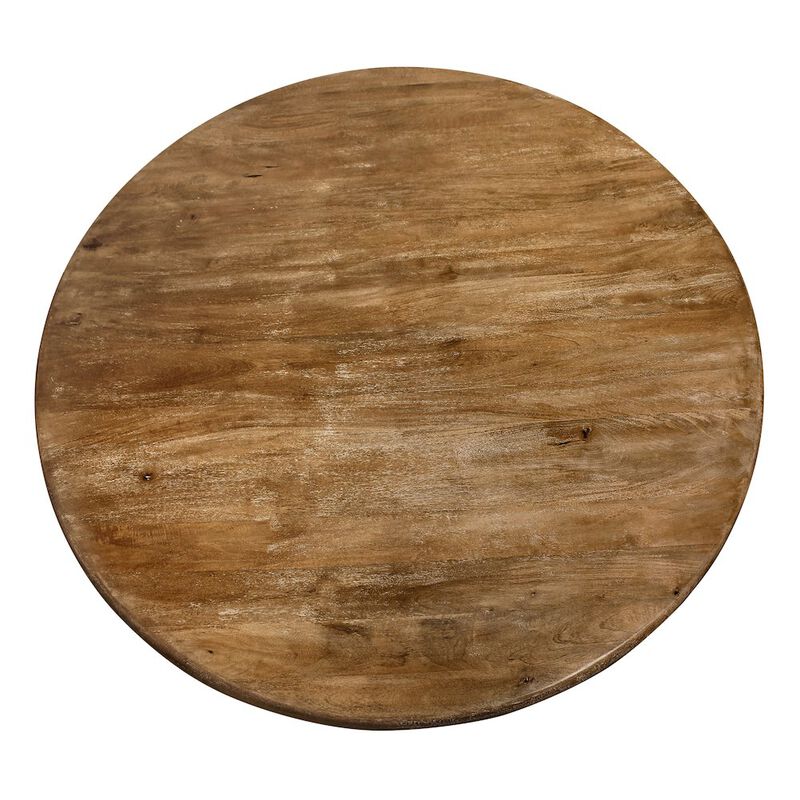 Alex Hamilton Jaden 60 Round Dining Table in Natural Finish