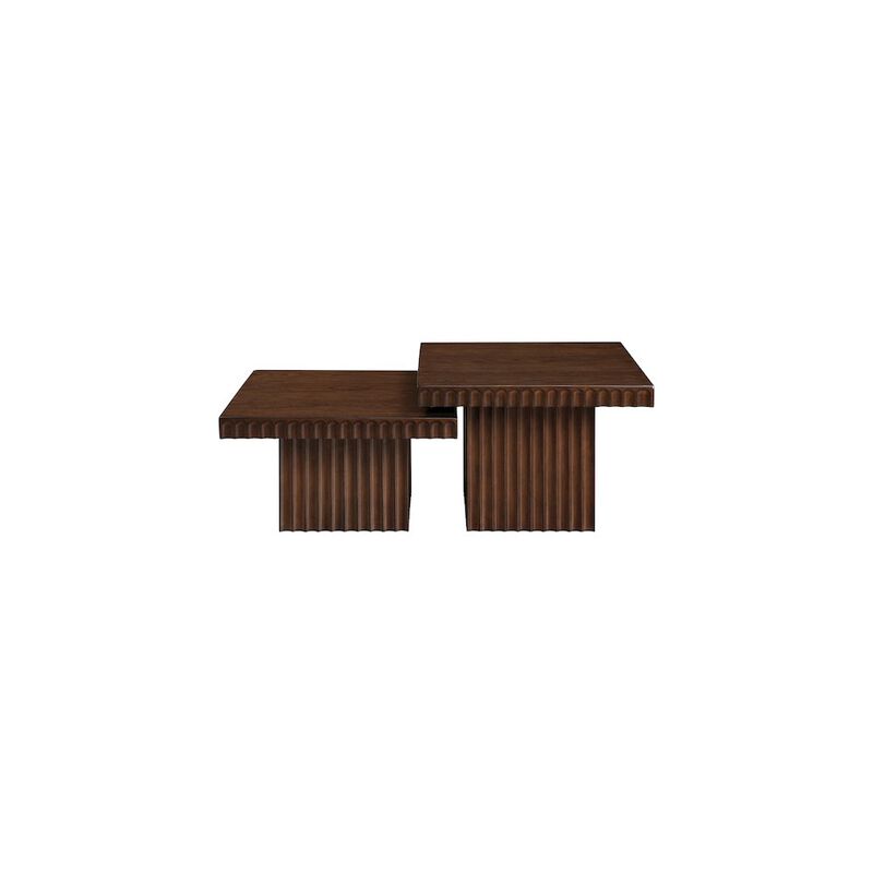 Meridian Furniture Spencer Brown Oak Veneer Coffee Table