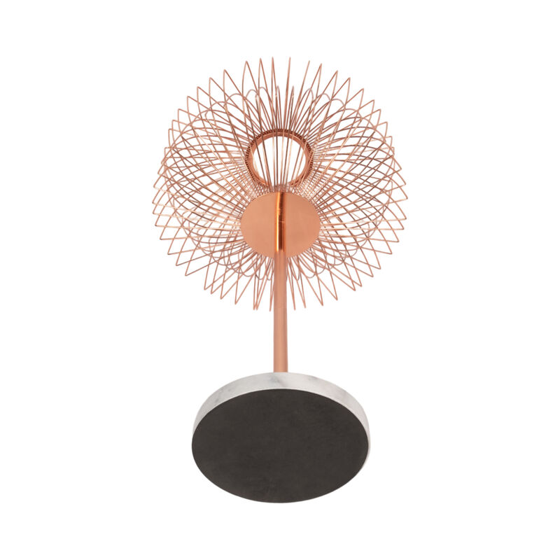 Metal 28" Table Lamp W/Cage image number 5