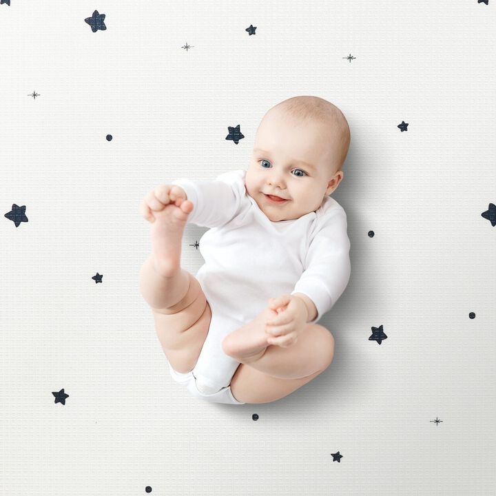 Baby Play Mat, Non-Slip Waterproof Crawling Mat, Soft Reversible Floor Mat