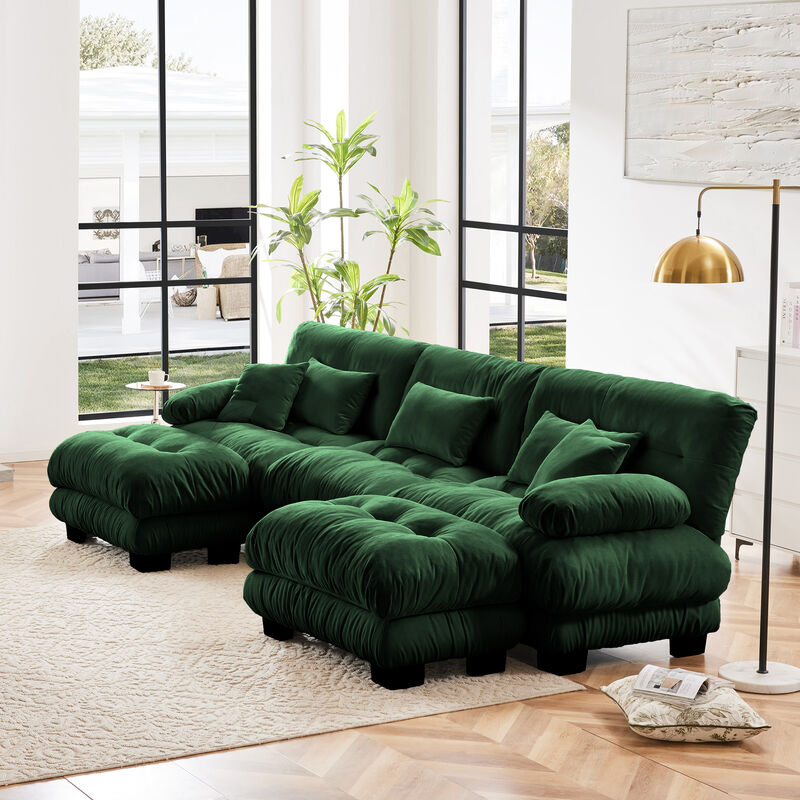 Merax Luxury Modular Sectional Sofa Couch image number 3