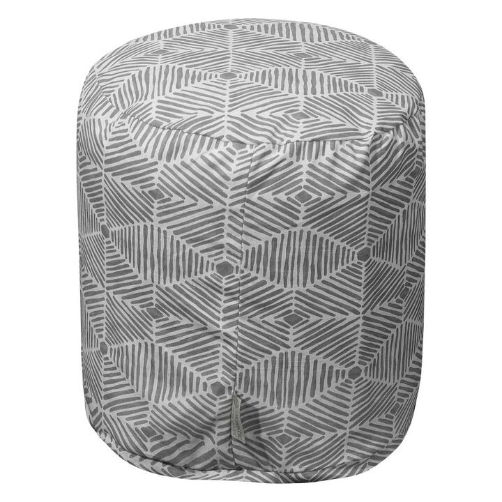 Majestic Home Goods Pouf Charlie Gray