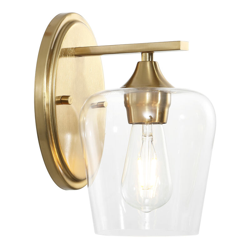 Jayne Iron/Glass Cottage Rustic LED Vanity Light image number 0